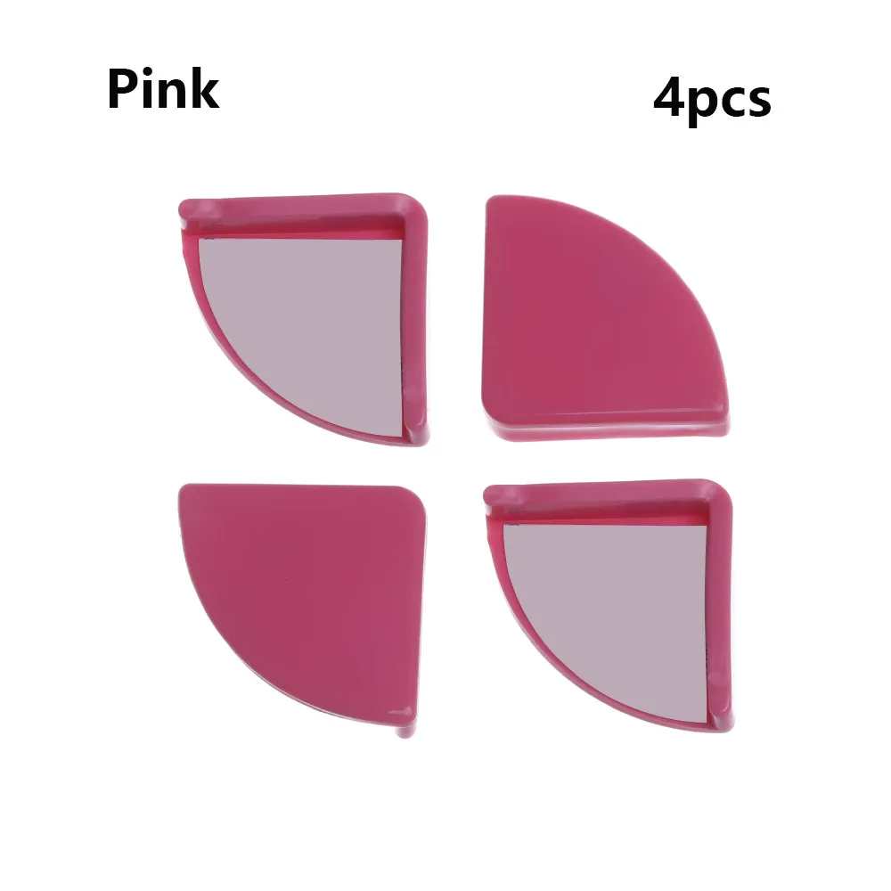 style 4-pink 4 шт. Мягкая силиконовая защитная угловая накладка на стол защитная накладка на угол стола защита для детей Защита для детей - Цвет: style 4-pink