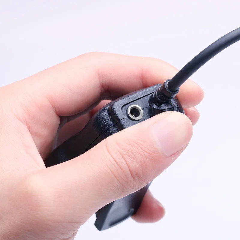 OPPXUN R-312 2-контактный PTT микрофон полиуретановый провод для рации Motorola GP68/GP88/GP300 TYT