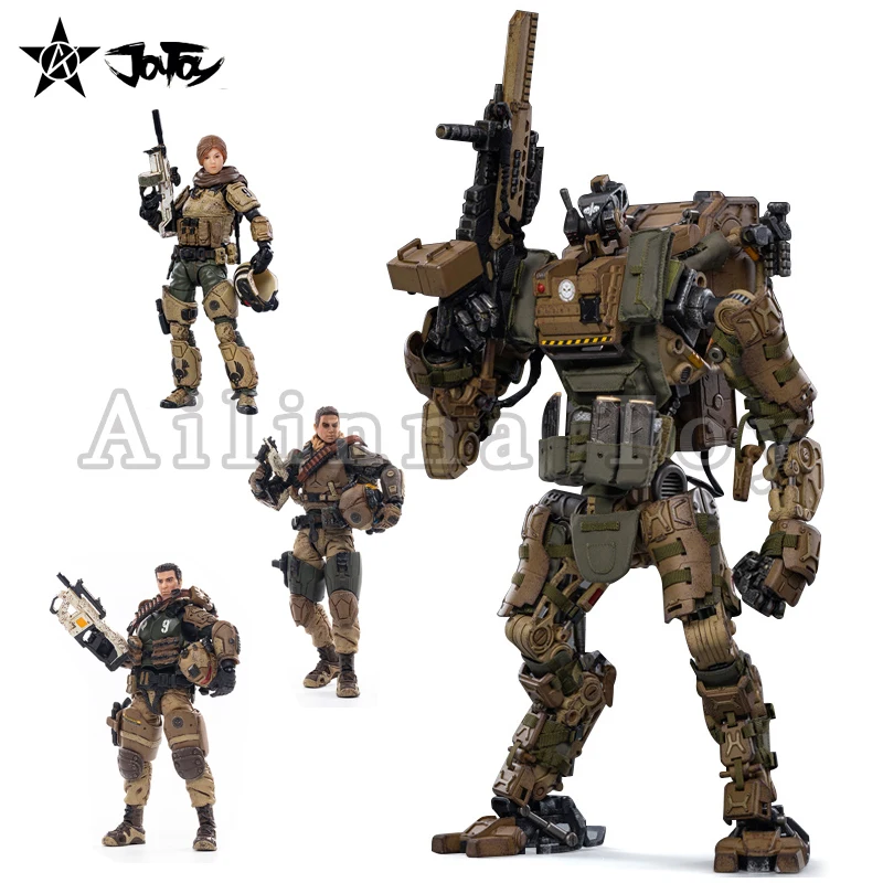 

JOYTOY 1/18 Action Figure (4PCS/SET) 09th Legion Single And Fear(Assault) Mecha Anime Collection Model Toy For Gift