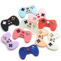 xuqian hot selling mini game controller resin accessories for diy handmade hair accessory key chain making materials a0098