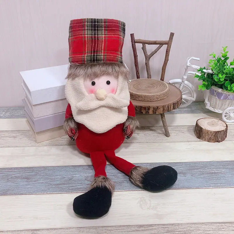 Новогодняя Детская игрушка Рождественский Санта Клаус кукла лося Подарочная