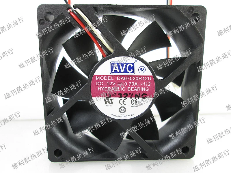 

Новый DA07020R12U 12V 0.70A 7 см 7020 3 провода защиты электродвигателя Вентилятор охлаждения