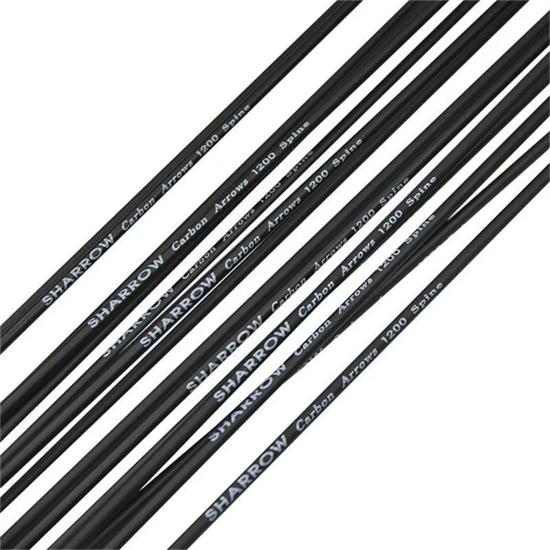 Стрелы Spine 1200 карбоновые 32 дюйма с резиновыми перьями 24 шт.|Дартс| |