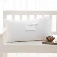 white pillowcases for bed 2 pieces set cotton solid color pillow case 50x70 for sleeping home use reactive printed pillow covers