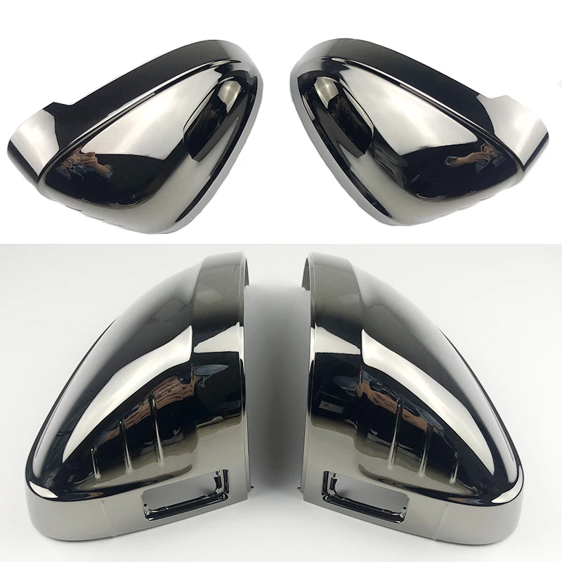 

Fit for Audi A4 B9 2017-2018 allroad Quattro S4 S5 Side Wing Mirror Caps Tungsten steel black material easy installation