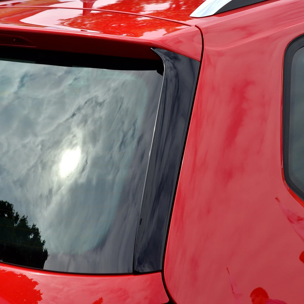 Car Rear Window Side Spoiler Cover Trim for VW GOLF 7 R Variant Wagen 2014-2017 Left + Right