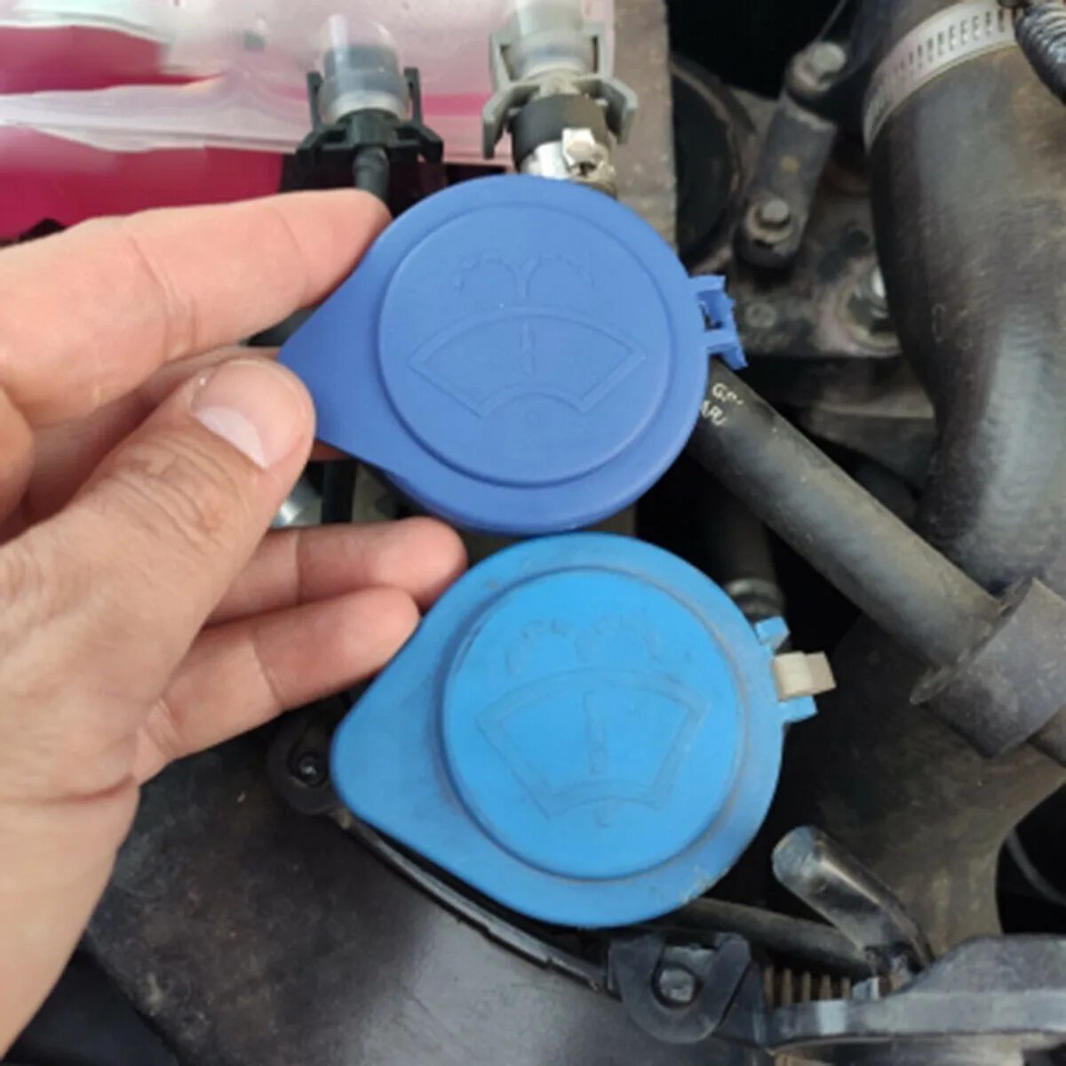 

ABS Reservoir Bottle Cap Car Fluid Windshield 2011-2015 For Ford Focus