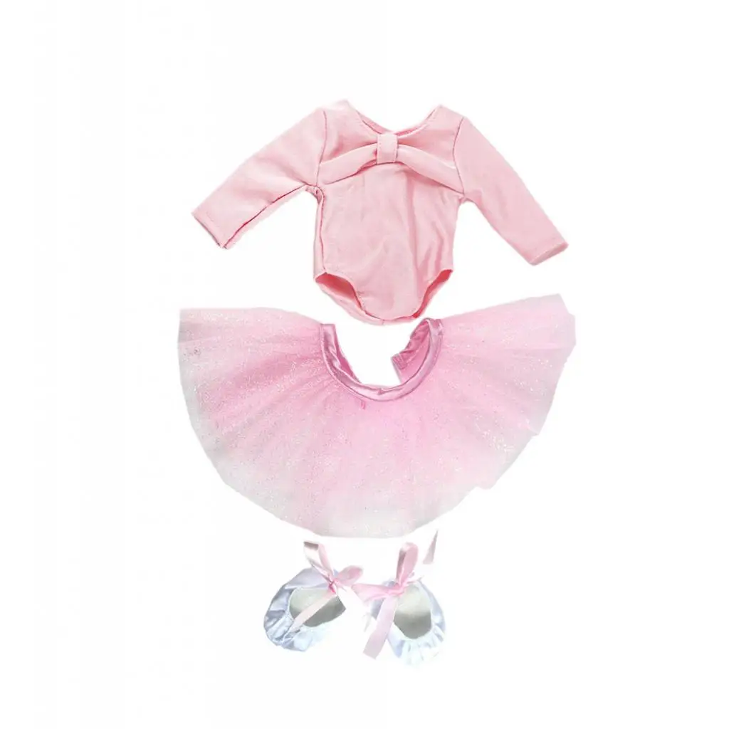 

Set of Ballet Dance Costume Shoes for 18inch American Doll Doll