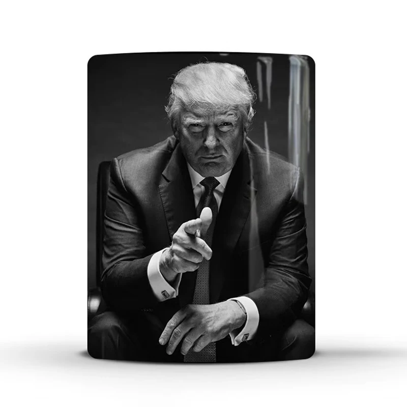 Новый 350 мл Дональд Трамп изменение цвета кофейная кружка креативный