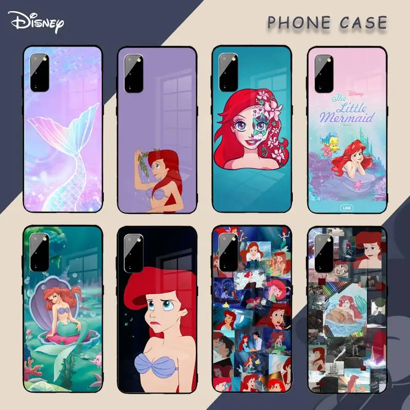 Disney Русалочка чехол для телефона Samsung S20 S10 S9 рlus lite 6 S 7 edge Note 8 9 10 бренд защитная