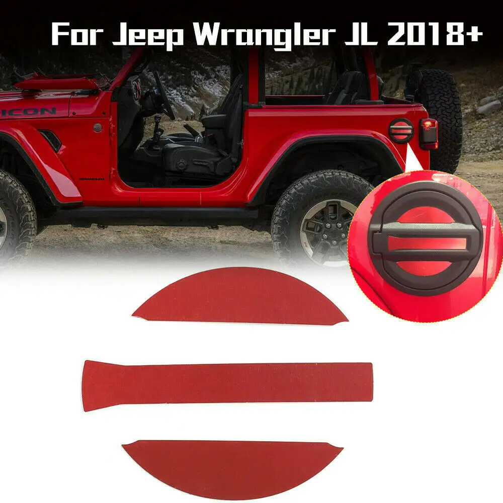

Fuel Filler Door Gas Tank Cap Cover Decorative Trim for Jeep Wrangler JL 2018