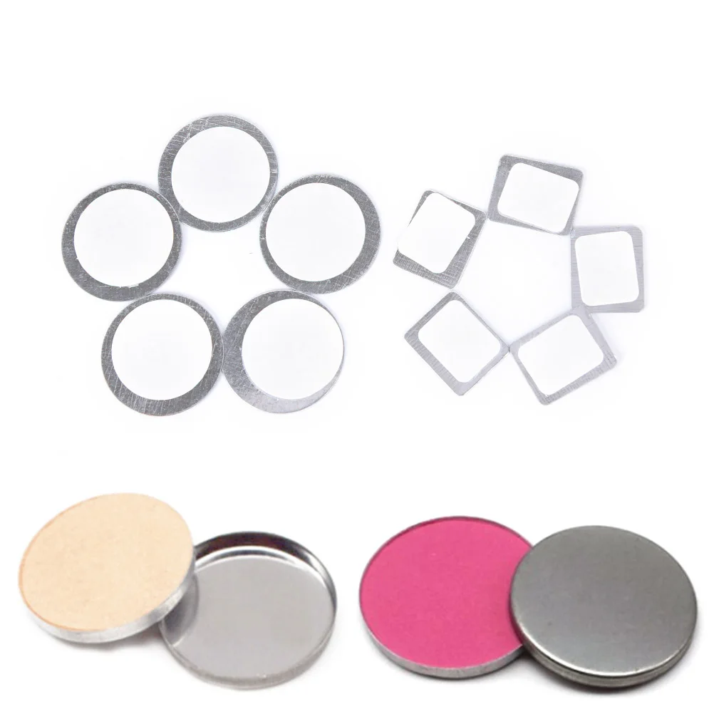 

AACAR 20X Round,Rectangle Metal Stickers For Eyeshadow To Hold Magnetic Eyeshadow Palette Tightly