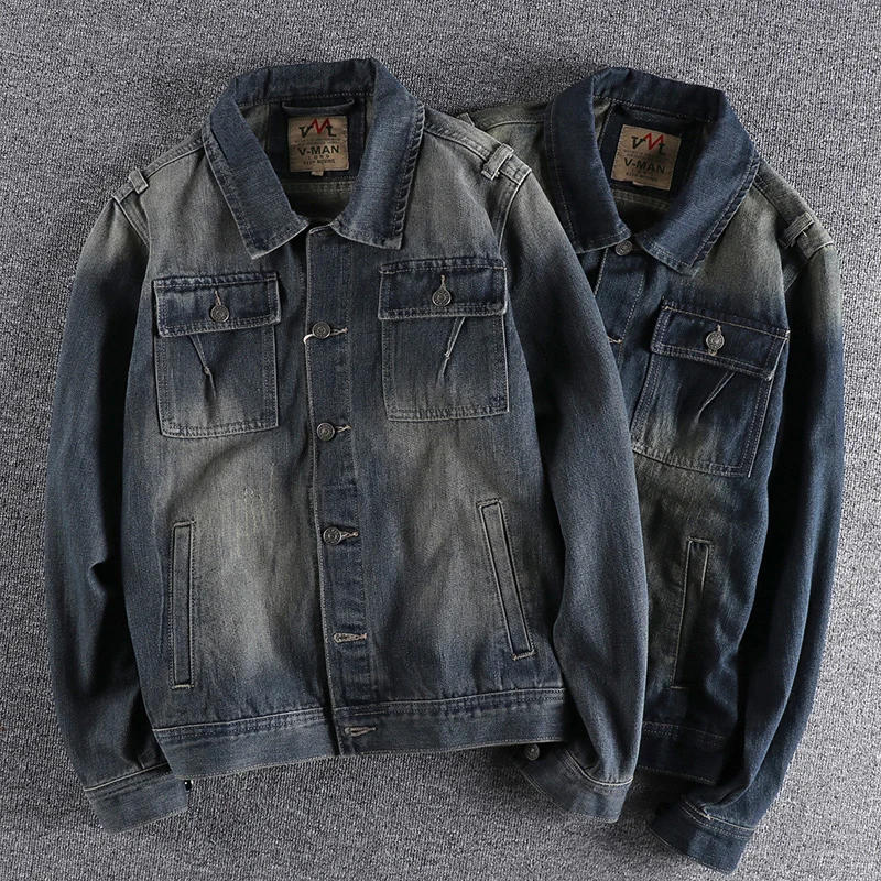 Новое поступление 2021 рабочая одежда ковбойская куртка мужское крутое