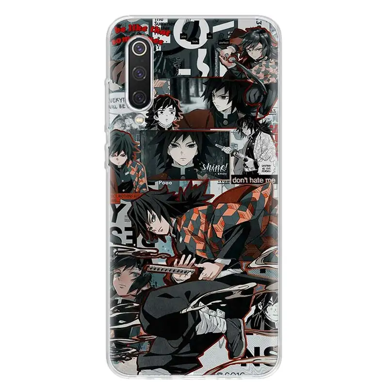 hot demon slayer kimetsu no yaiba phone case cover for xiaomi note 10 mi 11 10 9 8 cc9 5x 6x x3 nfc f1 f2 pro lite a1 a2 a3 so free global shipping