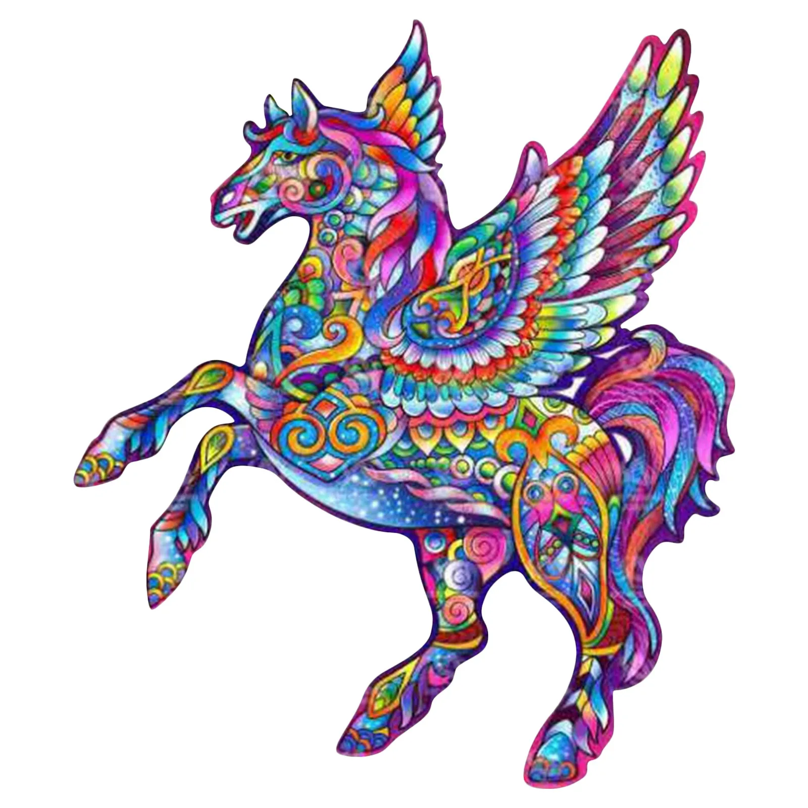 

Pegasus Houten Puzzel Jigsaw Board Set Toy Interesting Wooden Puzzles For Adults Kids Drewniane Gifts Educational Games Toys