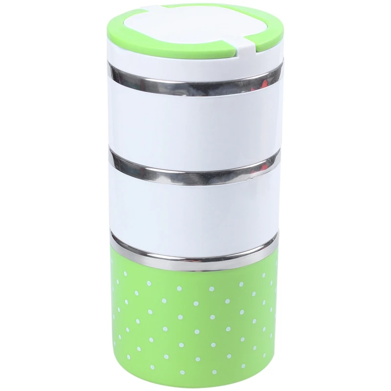 BEST3Layers тепловой бенто Ланч бокс термос для еды из нержавеющей стали изоляционный