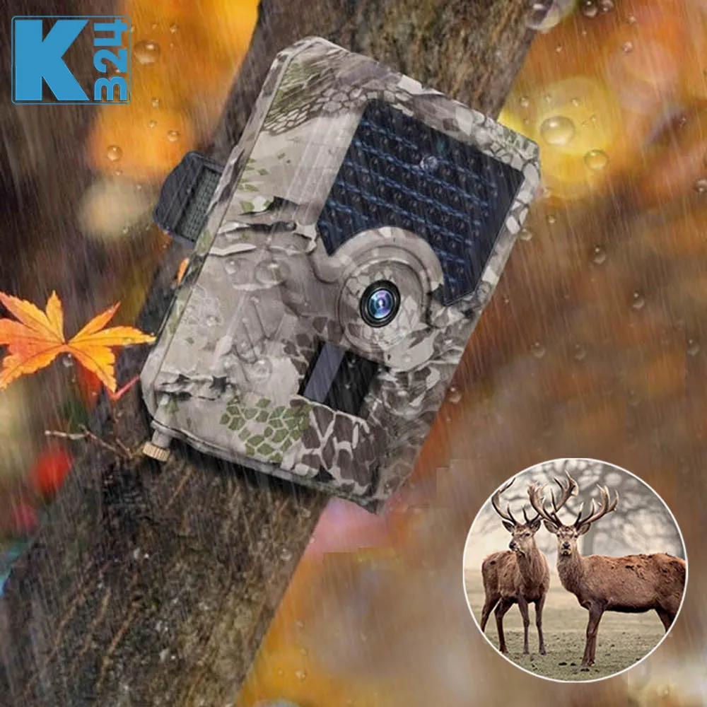

Outdoor Hunting Trail Camera 12MP 1080P Wildlife Detector Night Vision Waterproof Video Monitor Scouting Traps Track Security
