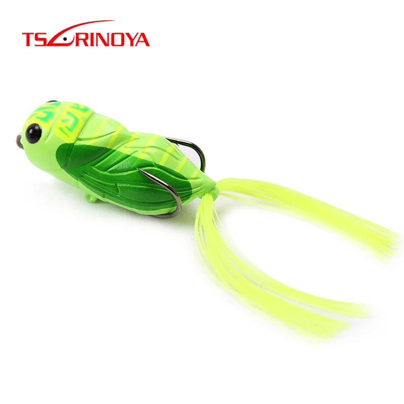 TSURINOYA приманка для рыбалки LY21 CICADA лягушка 15 5 г 65 мм искусственная Поппер
