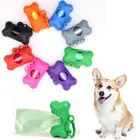 Пластиковые пакеты для уборки собак, портативные уличные принадлежности для уборки домашних животных, мешок для мусора для маленьких собак, чехол-кенгуру