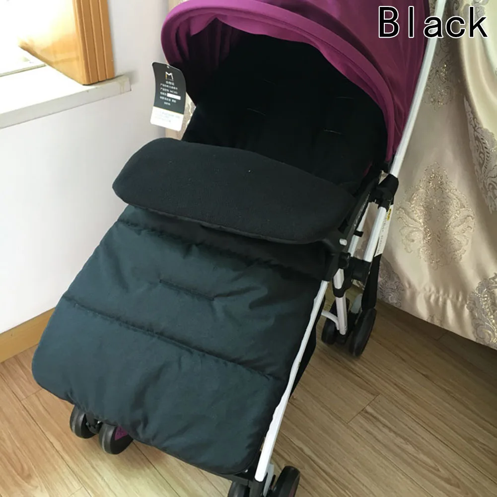 bk 5 видов цветов детская коляска спальный мешок на Одежда высшего качества детская коляска набор ножки Детские коляски спальный мешок теплый зимний конверт для коляски - Цвет: bk