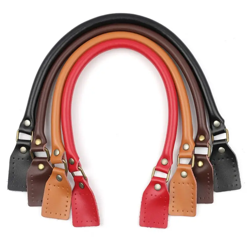 

PU Leather Handle Strap Replacement for Handmade Beach Bag Bucket Handbag