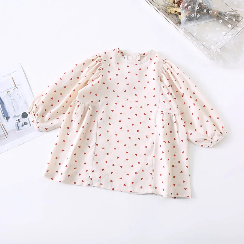 Новое поступление весеннее хлопковое платье принцессы в Корейском стиле с