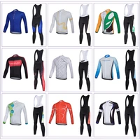keyiyuan new pro men long sleeve cycling jersey set mountain bike cycle clothing suit mtb clothes ropa ciclismo hombre invierno