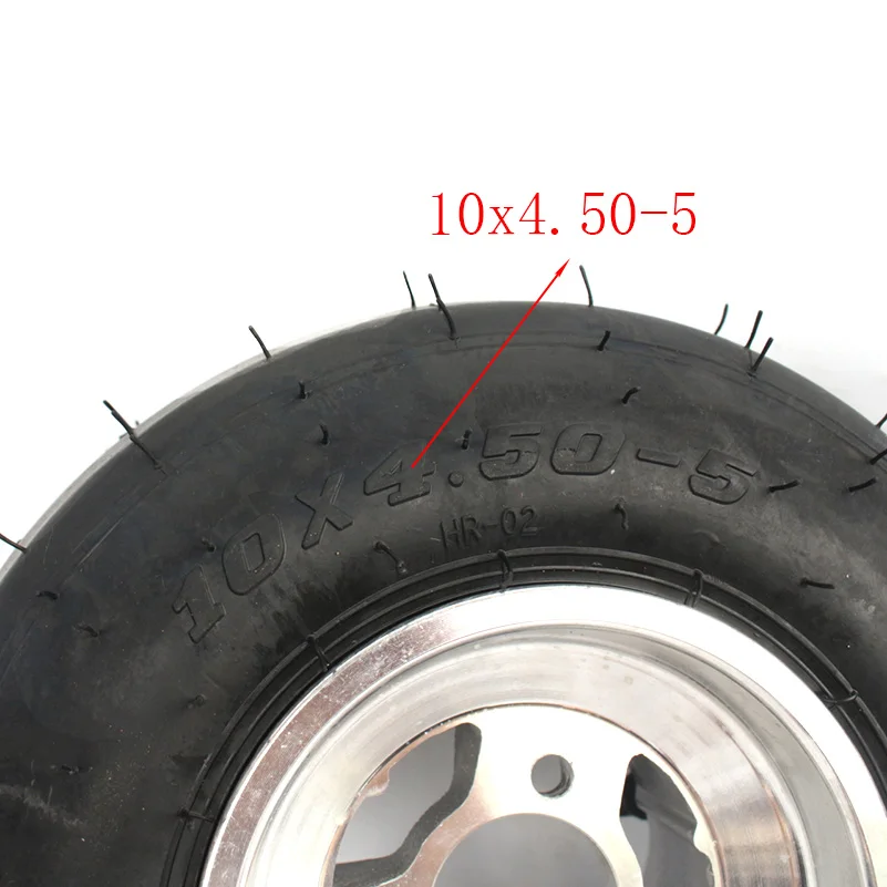 Картинг колеса шины передние колеса 10x4. 50-5 задние колеса 11x7. 10-5 с 5-дюймовым алюминиевым сплавом ступицы колеса для GO KART детская коляска ATV UTV - Цвет: 10X4.50-5
