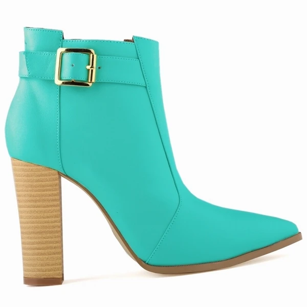 

LOSLANDIFEN WOMENS SHOES LADIES WINTER POINTED TOE MATT PU LEATHER HIGH HEELS Women's Winter ANKLE BOOTS SIZE US 4-11 732-1MA