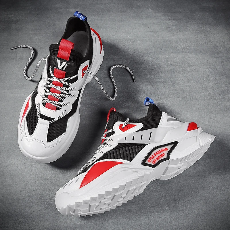

Men Running Shoes Fashion Male Casual Sport Shoes Breathable Platform Sneakers Non-slip Mesh Walking Sneaker Zapatos Deportivos