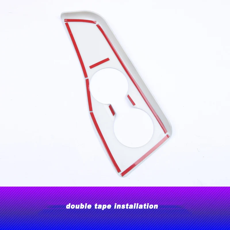 Lsrtw2017 Матовая Серебристая Рамка из АБС пластика для автомобилей 3 го ряда рамка