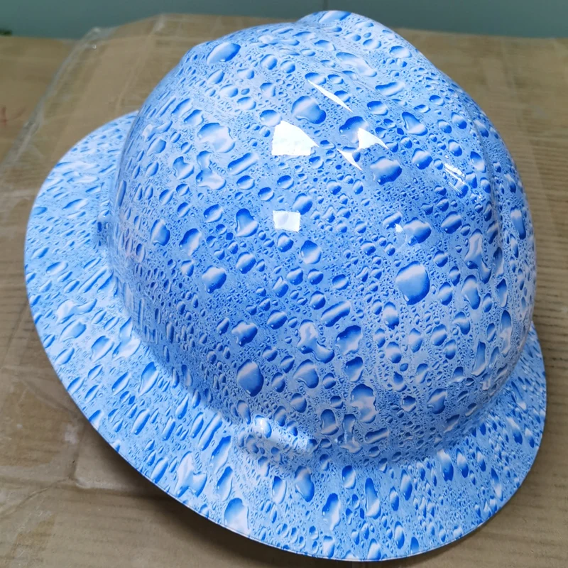 

Full Brim Hard Hat Pattern Printing Men Women Safety Helmet Lightweight Construction Work Cap Railway Mine Traffic