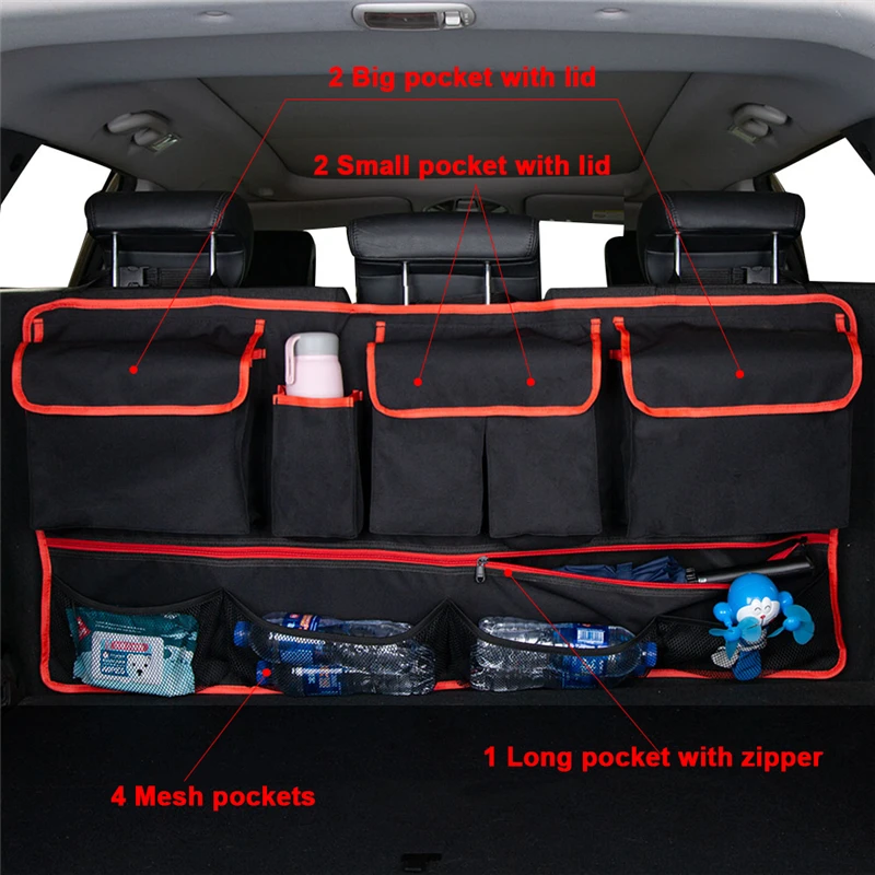 Car Trunk Storage Hanging Bag 600D Oxford Cloth Back Seat Multifunctional Organizer | Автомобили и мотоциклы