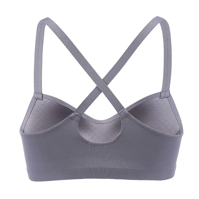 High Quality Perfect Primer Wire Free Bra Seamless Bra Push Up Underwear Ultra-Thin Comfortable Breathable Cross-back Brassiere