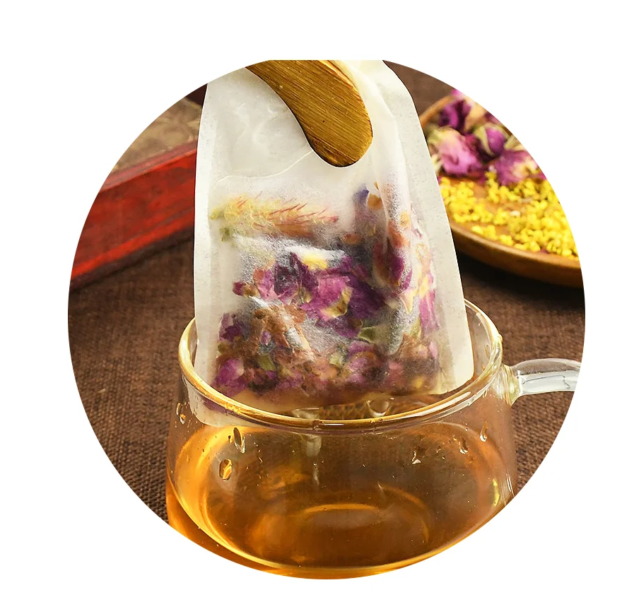 Одноразовые термоуплотнительные фильтры из пищевой бумаги для чая 1000 шт. 100X120 мм