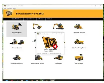Для JCB ServiceMaster 4 v1.88.3 [12 2019] полный диагностический |