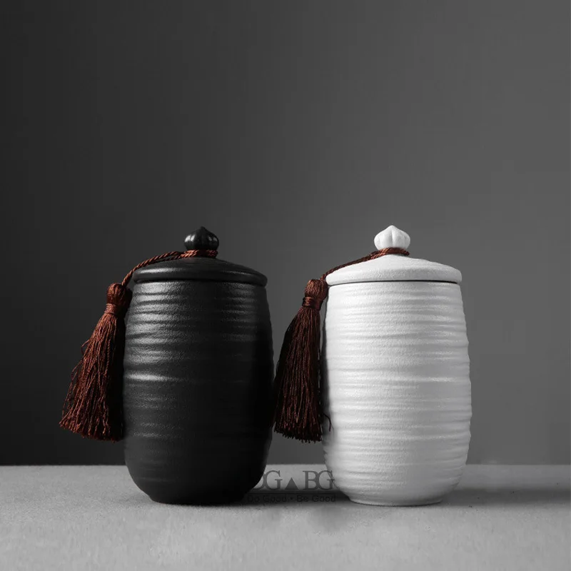 Керамика Keepsake урны черный белый цвет погребальные для человека кремации Pet