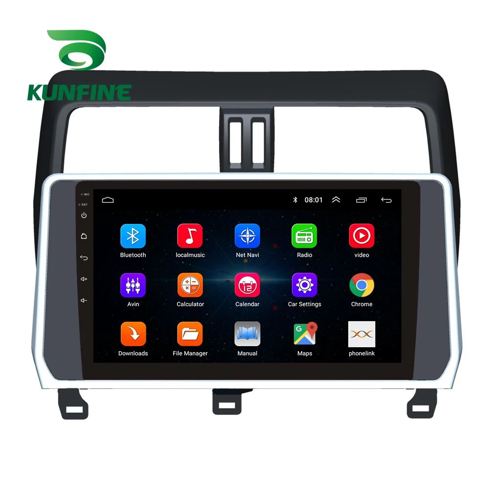 Автомобильная стерео система для Toyota Prado 2018 2020 Восьмиядерный Android 10 0