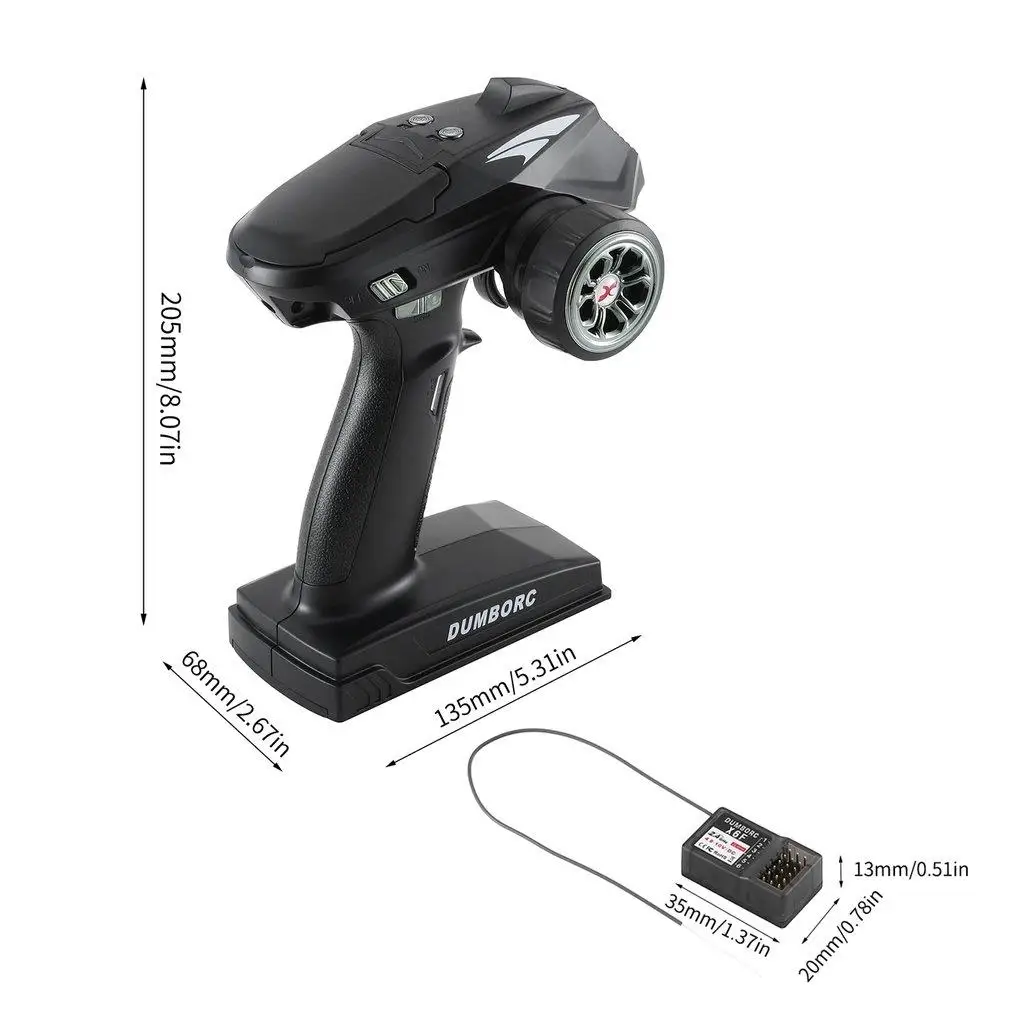 Dumborc X5 Transmitter With X6F 2.4G Receiver Spare Part For MN-90 Remote Control Model And Vehicle Car Boat Tank | Игрушки и хобби