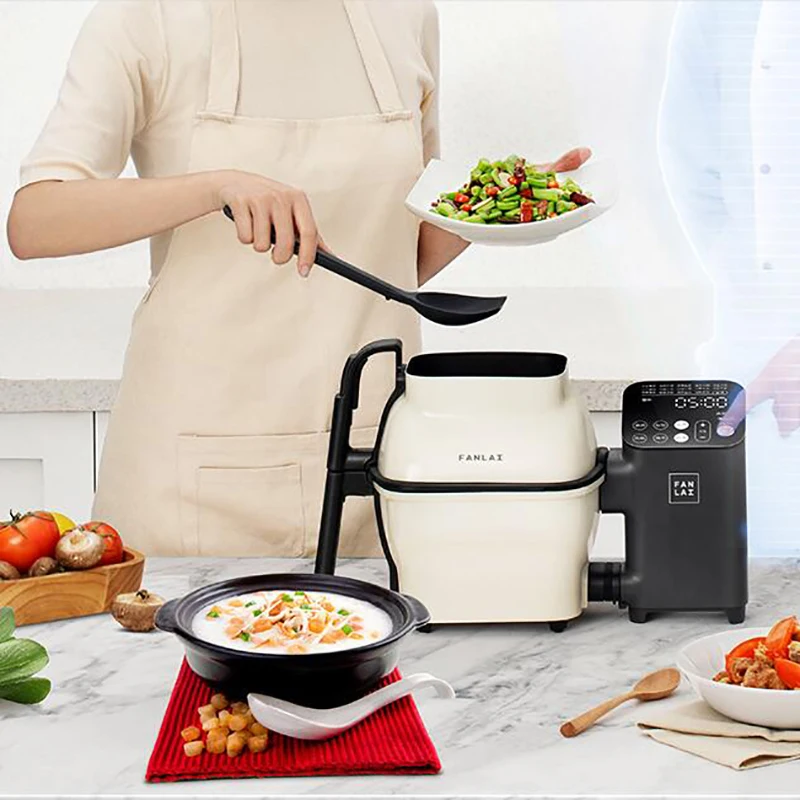 Automatic Cooking Machine Rice Frying Wok Intelligent Robot Household Kitchen Tools |