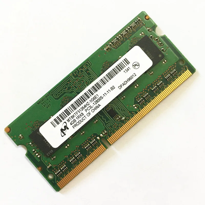 Micron DDR3 4GB RAMS 1RX8 PC3L 12800S 1600MHz Память ноутбука|Оперативная память| |