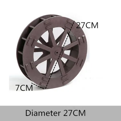Деревянный waterwheel транспорта круглая деревянная мельница Feng Shui Сад орнамент из