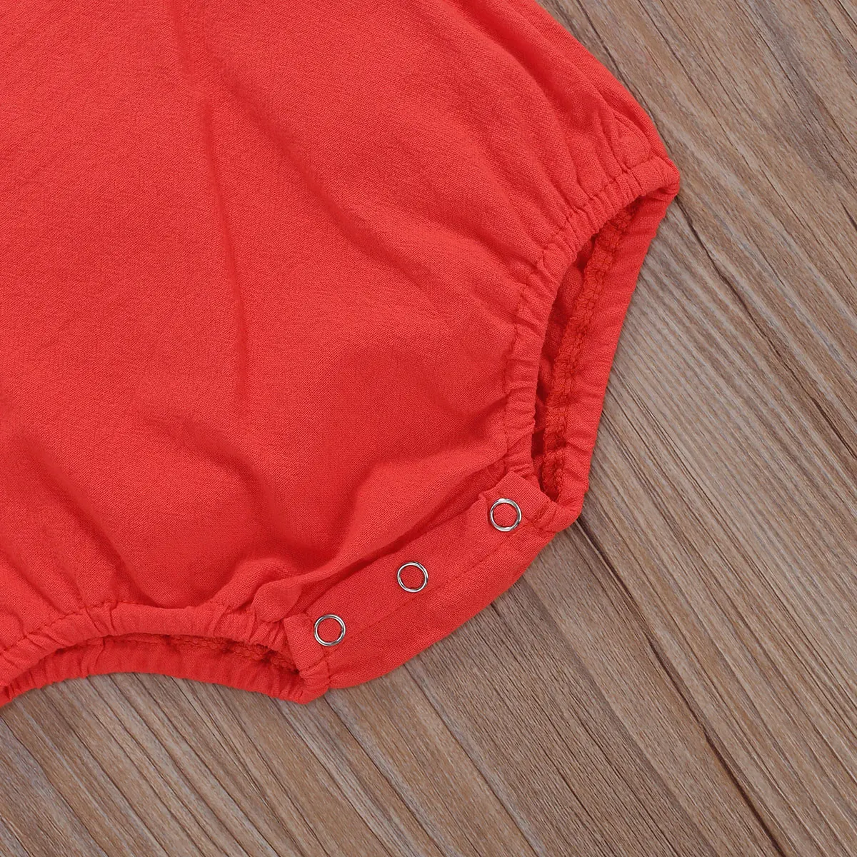 Дышащие летние Детские подвески комбинезон милый стиль однотонный без рукавов