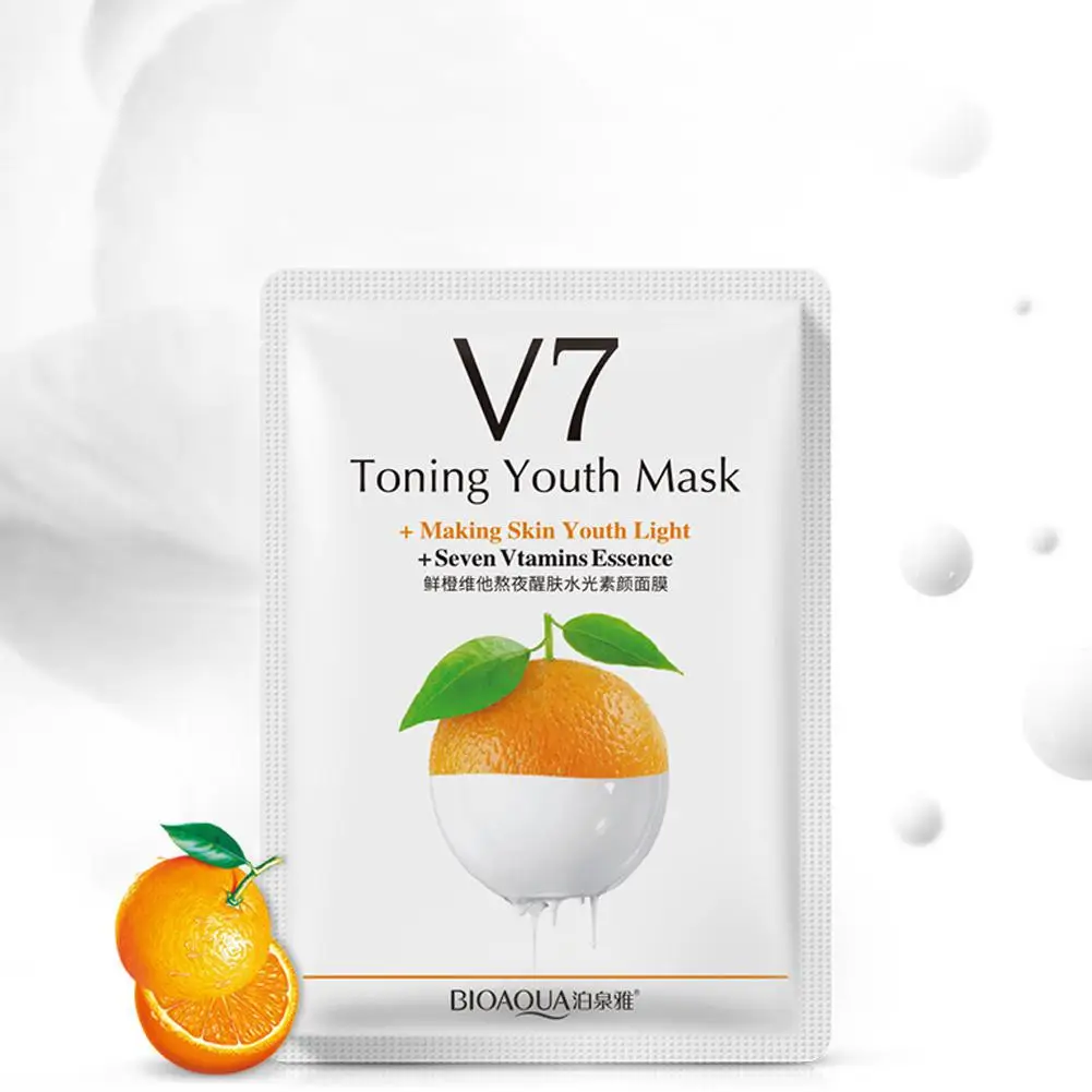 Яркая Гламурная фруктовая эссенция маска для лица увлажняющая усадочная