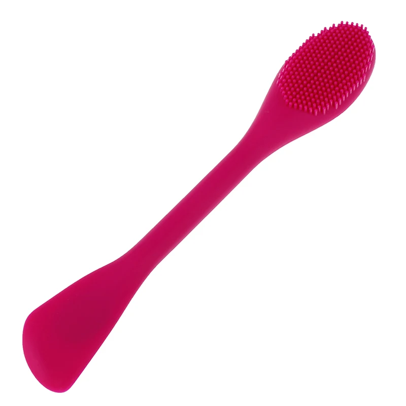 1 шт. Двусторонняя силиконовые очищающее средство для лица кисти Портативный