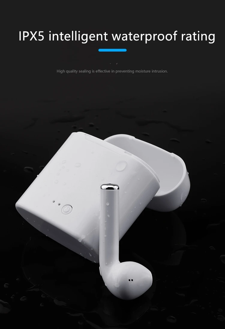 Новая беспроводная гарнитура I7S Мини Bluetooth наушники музыкальный плеер микрофон