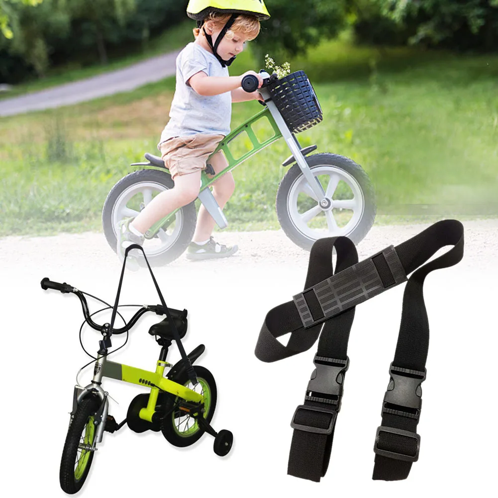 

Nylon Shoulder Strap Shoulder Neck Strap Belt Adjustable Portable Buckle Belt For Children Bicycles Scooters Balance Bikes Band