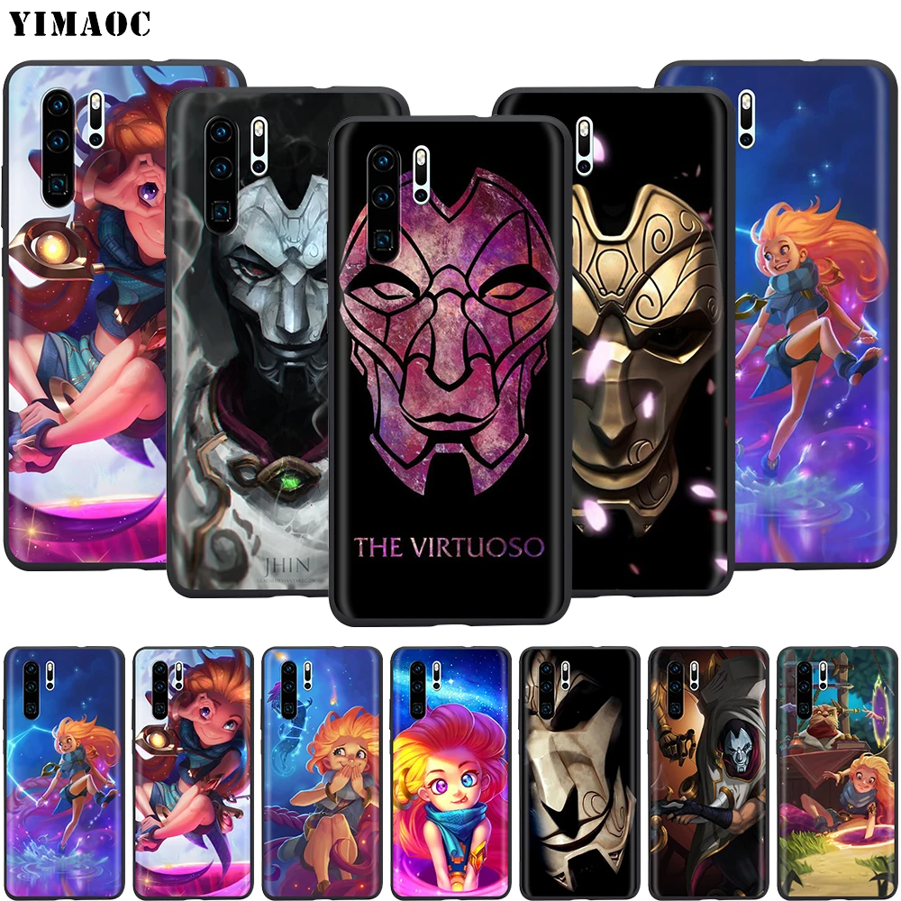 Мягкий чехол YIMAOC Jhin Zoe LOL для Huawei Nova 4E 5 5T Smart P9 Lite Y6 Y7 2019 Honor 8A 20S Pro Prime | Мобильные