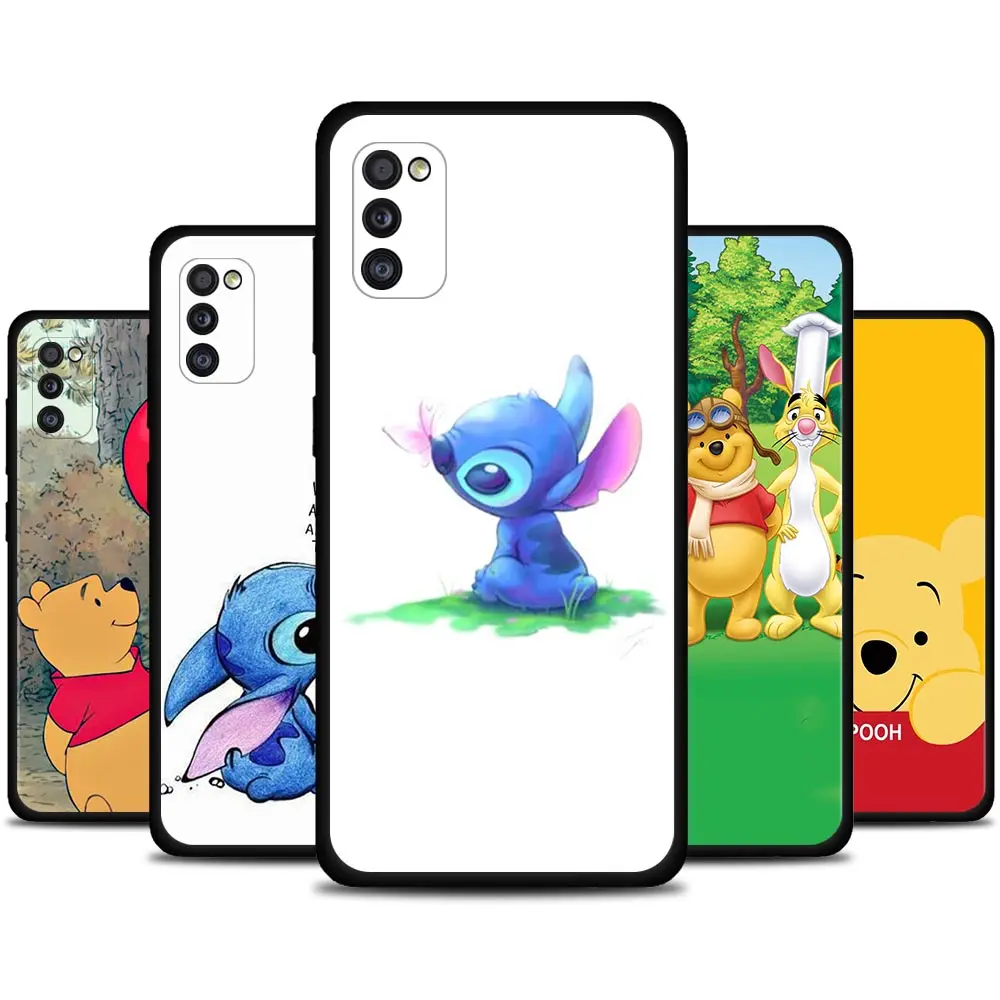 

Чехол для Samsung Galaxy A12 A11 A02s M51 M31 M31s M21 Note 20 10 9 Fundas Cover Disney Stitch & Winie