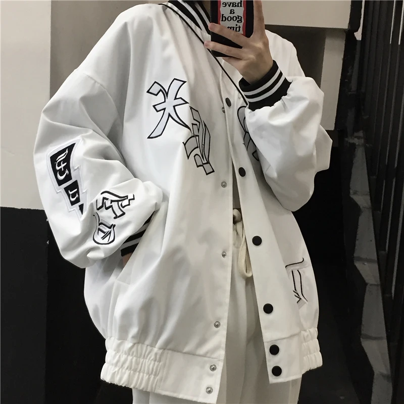 

Baseball Jacket Harajuku Oversized Jacket Parkas Women's Spring Jacket Vintage Clothes Women's Clothing 2021 College Slim Casual